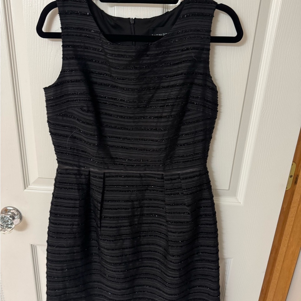 Cynthia Rowley Black Textured Mini Dress